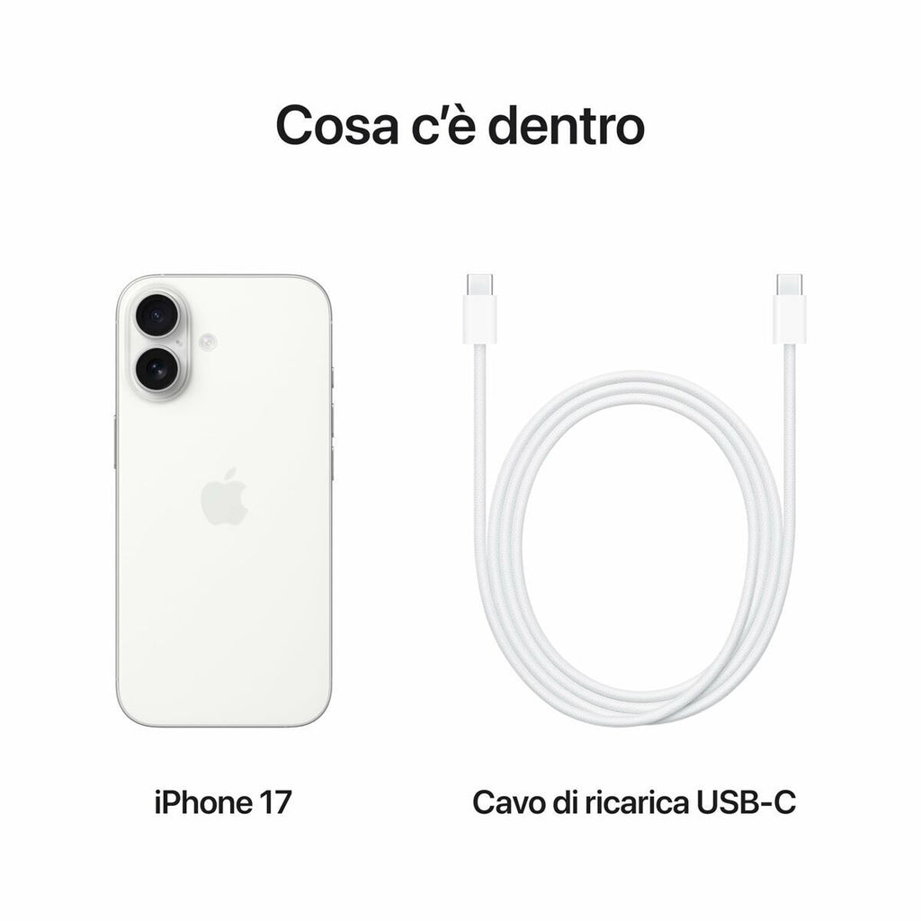 Smartphone Apple iPhone 17 6,3" Hexa Core 8 GB RAM 256 GB White
