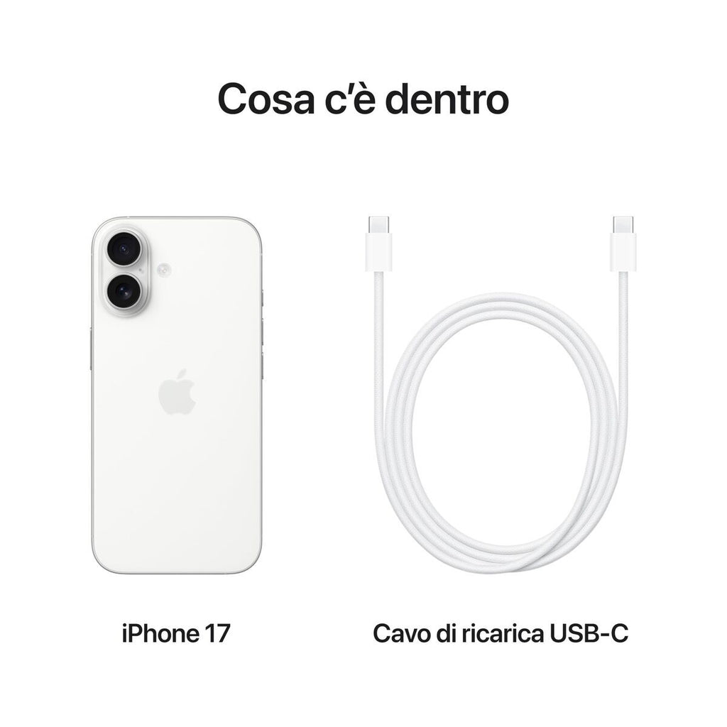 Smartphone Apple iPhone 17 6,3" Hexa Core 8 GB RAM 256 GB White