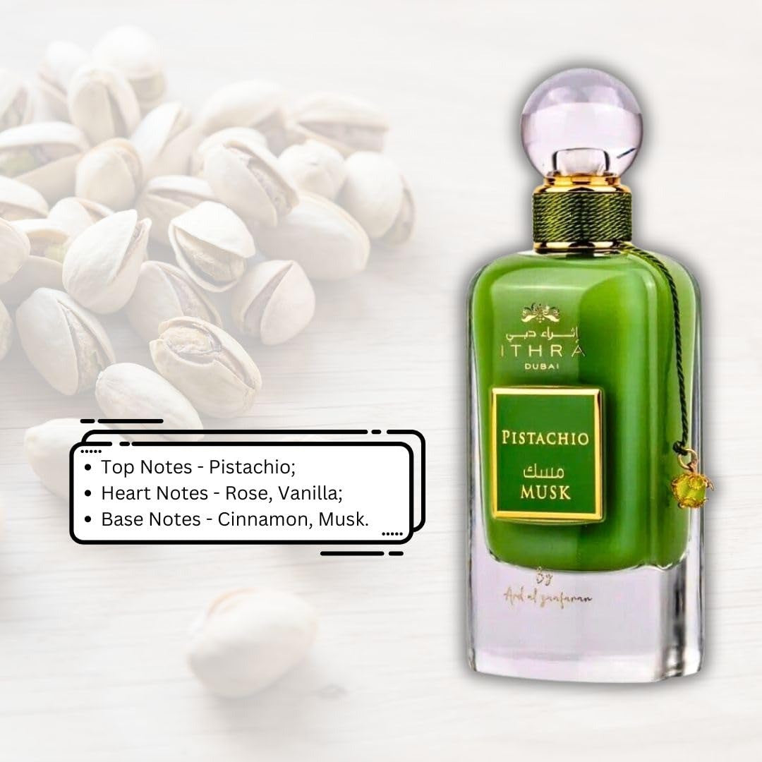 ARD AL ZAAFARAN ITHRA DUBAI PISTACHIO MUSK EDP 3.4 U