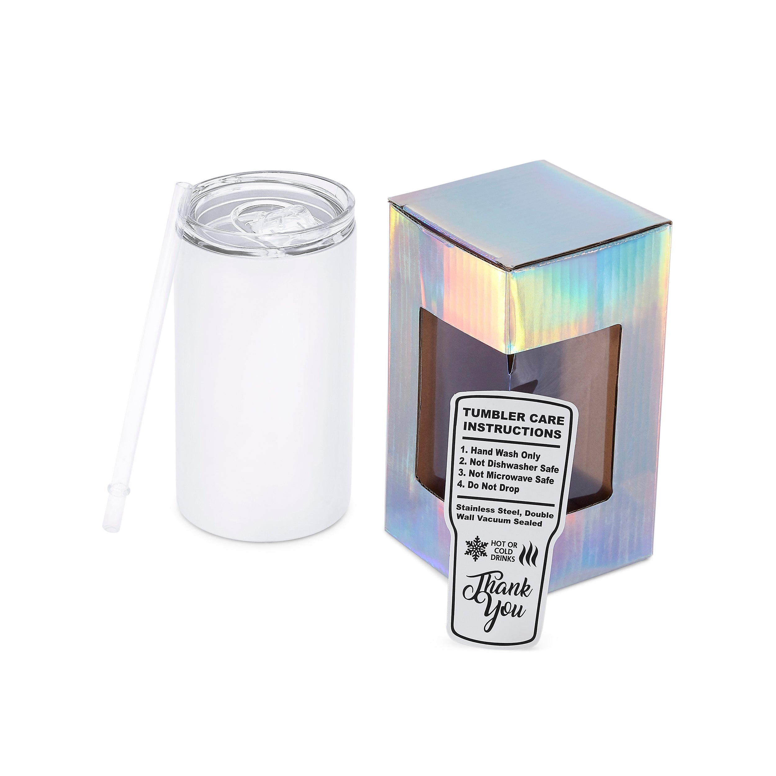 14oz Skinny Sublimation Tumbler