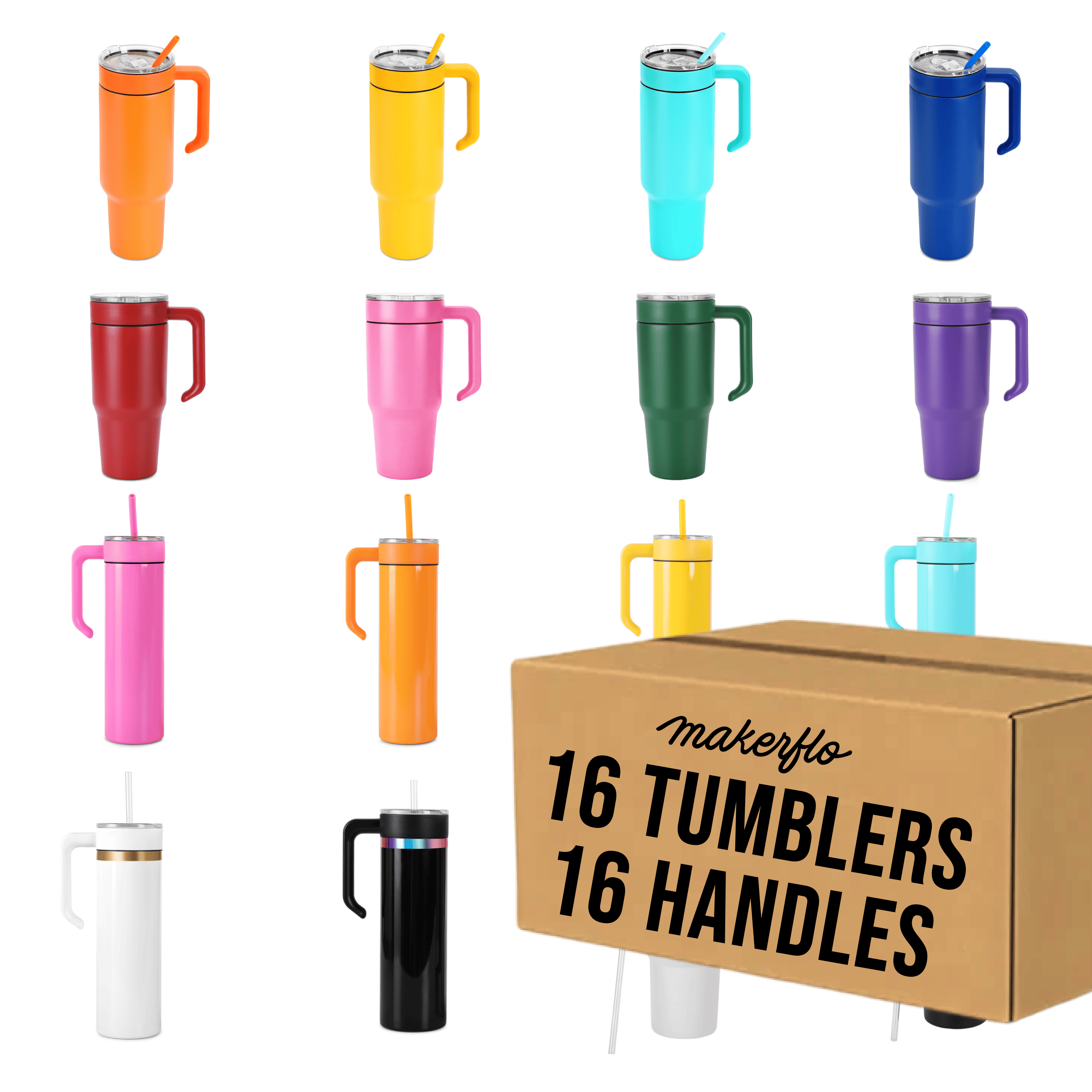 MakerTwist™️ Tumbler 16-Pack