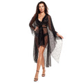Sexy Sheer Lace Robe Axami Black Panther-0