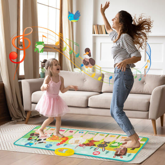 Kids Musical Mat Indoor Outdoor Animal Farm Piano-0