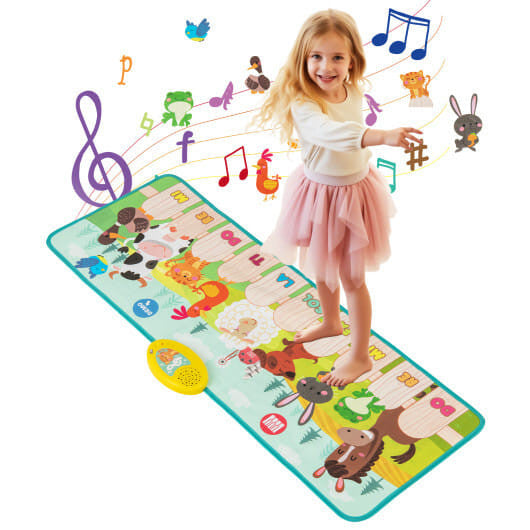 Kids Musical Mat Indoor Outdoor Animal Farm Piano-1