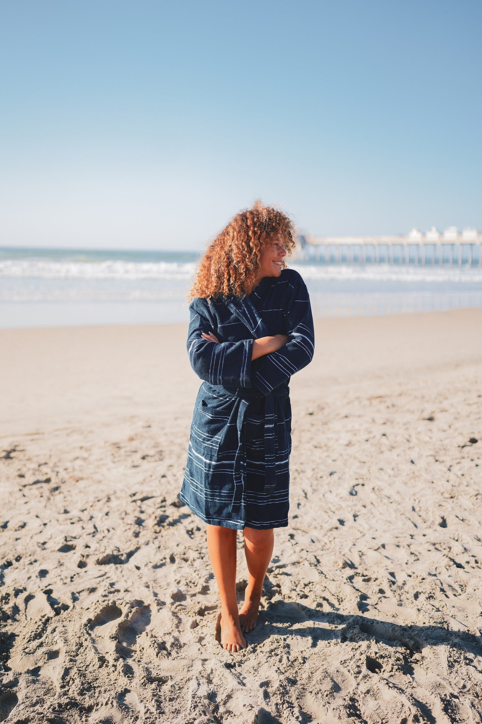Turkish Towel Terry Bathrobe – 100% Turkish Cotton Plush Terry Lined Unisex Robe