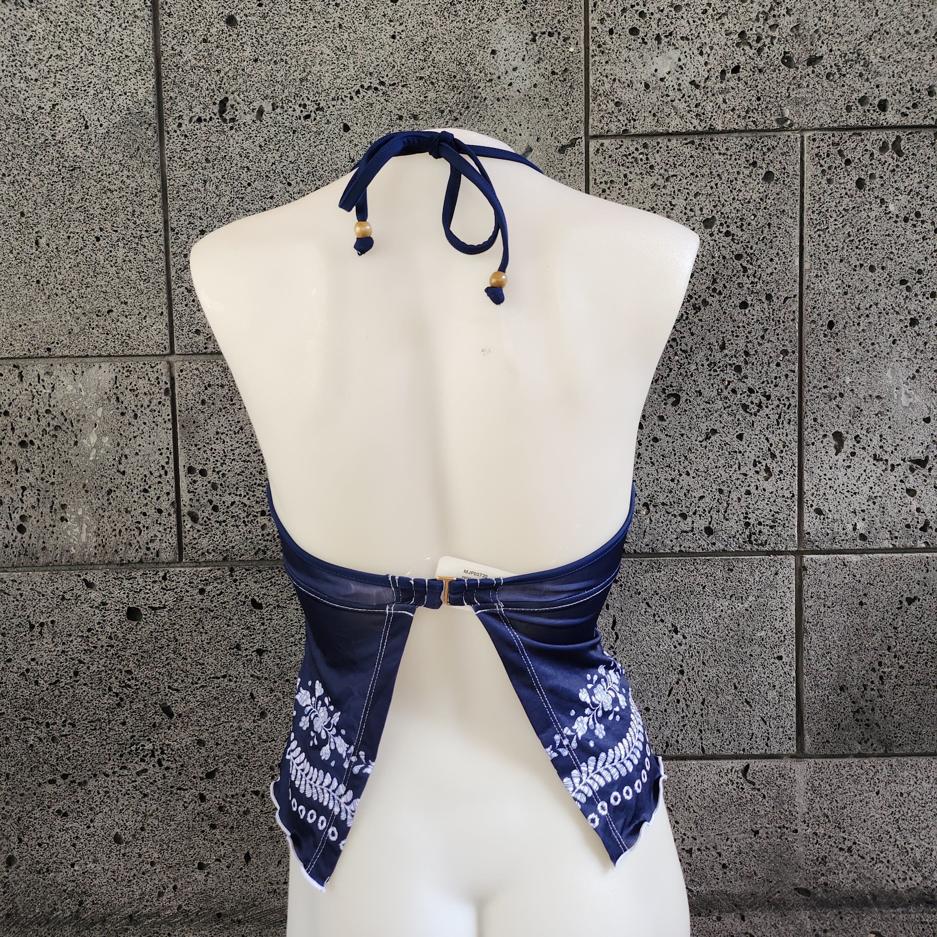 Loco Boutique Loco Broidery Ruffle Tankini Top